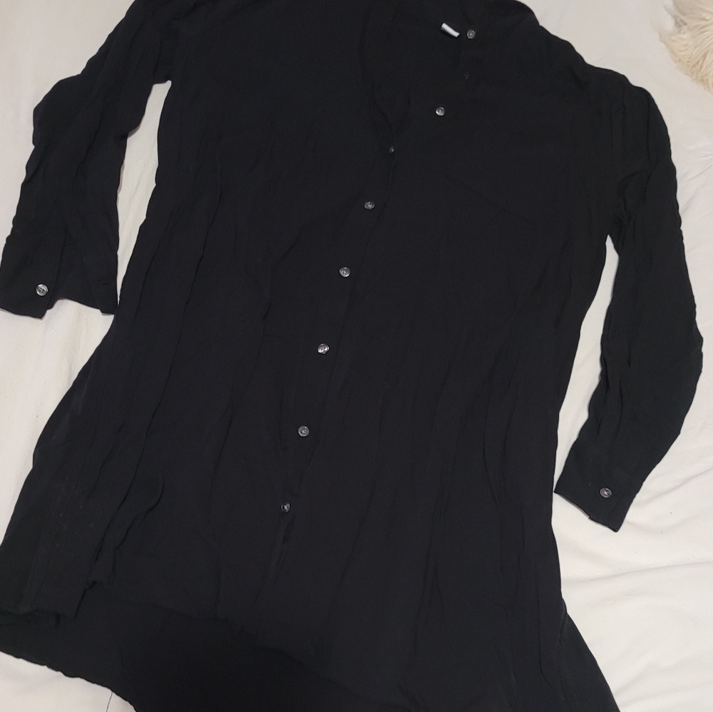Old navy button down dress L